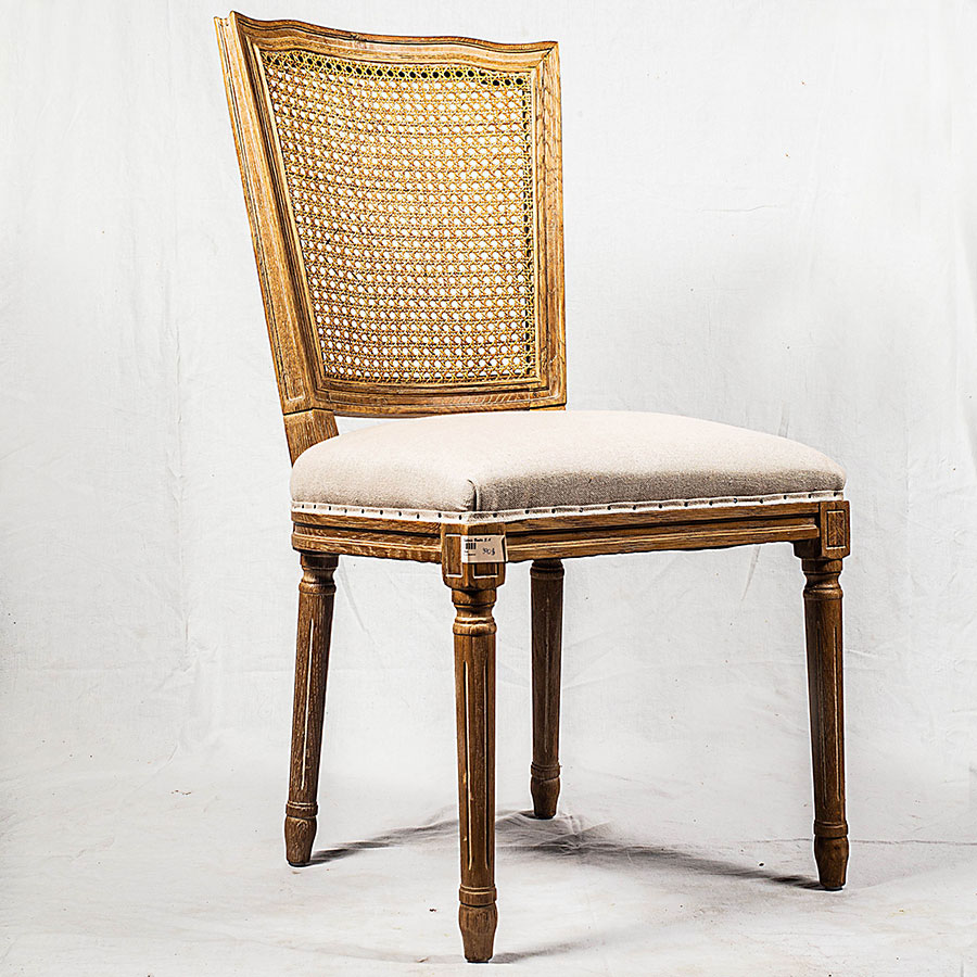 Silla comedor sin apoya brazo con esterilla
