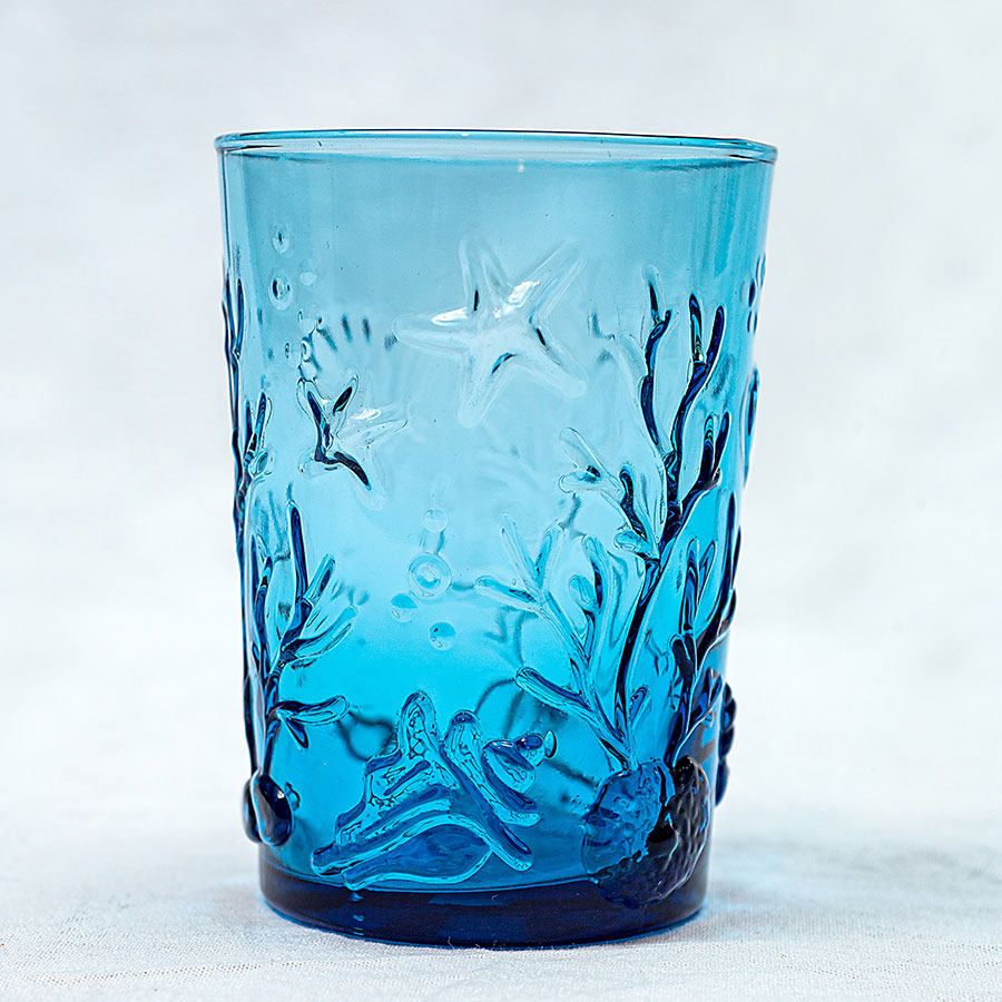 Vaso Bajo Diseño Marino