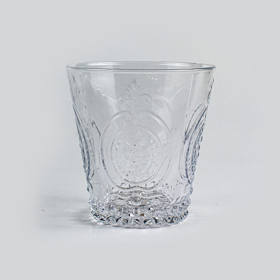 Vaso bajo transparente